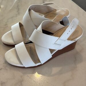 White Cole Haan sandals